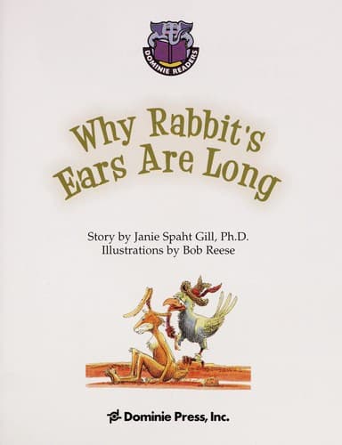 Cover image for Why Rabbits Ears Are Long Today