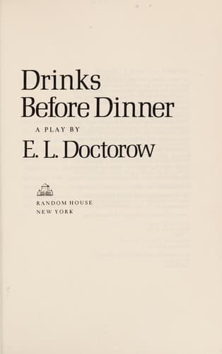 Cover image for Drinks before dinner