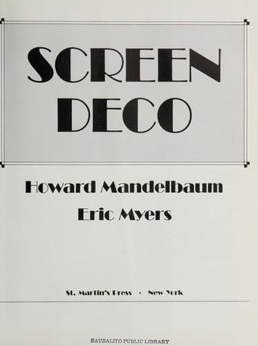 Cover image for Screen deco