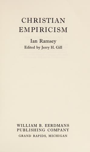 Cover image for Christian empiricism