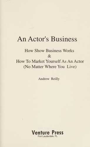 Cover image for An actor's business