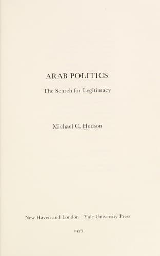 Cover image for Arab politics