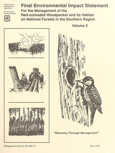 Final environmental impact statement for the management of the red-cockaded woodpecker and its habitat on national forests in the southern region