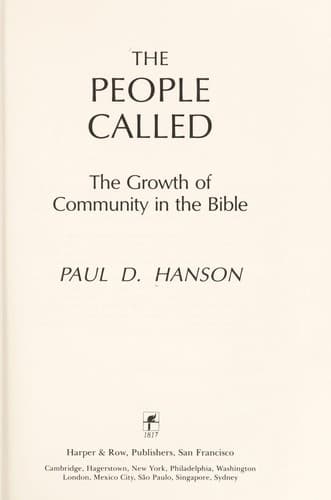 Cover image for The people called.