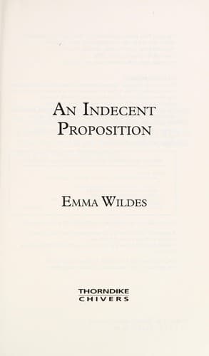 Cover image for An Indecent Proposition