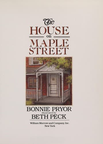 Cover image for The house on Maple Street