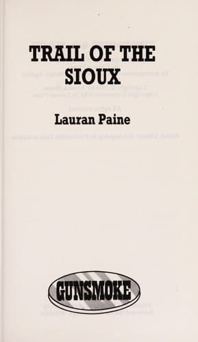 Cover image for Trail of the Sioux