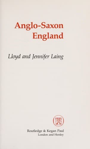 Cover image for Anglo-Saxon England