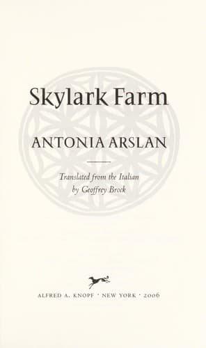 Cover image for Skylark farm