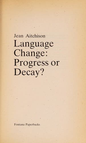 Cover image for Language change
