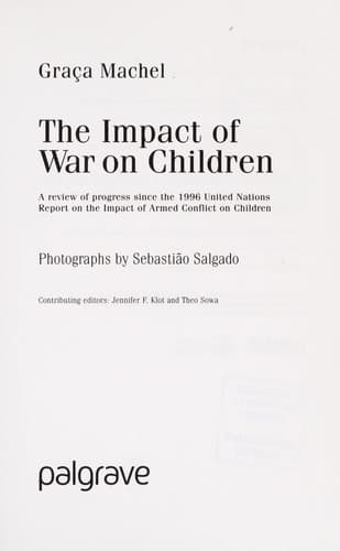 Cover image for The impact of war on children