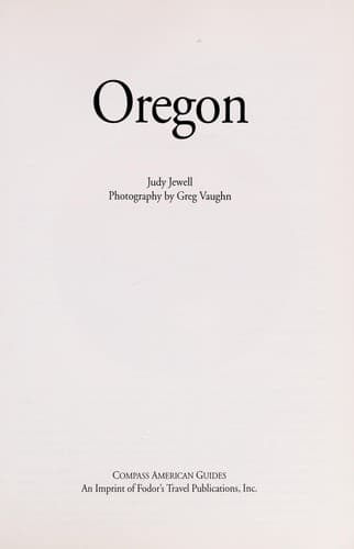 Cover image for Oregon