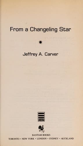 Cover image for From a Changeling Star
