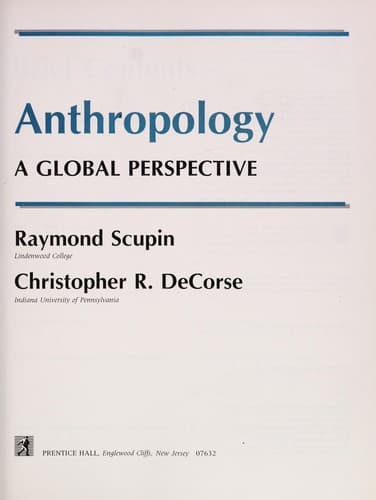 Cover image for Anthropology