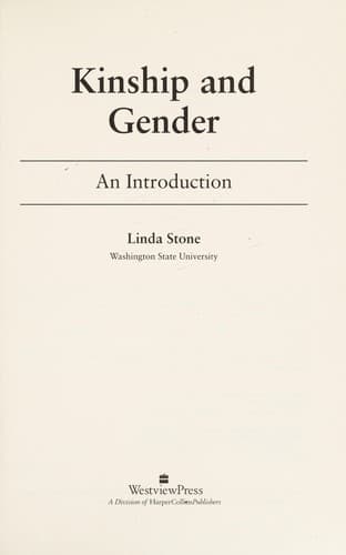 Cover image for Kinship and gender