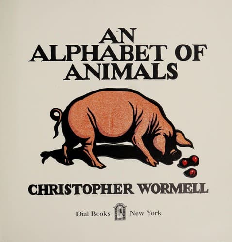 Cover image for An alphabet of animals