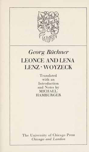 Cover image for Leonce and Lena.