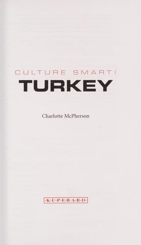 Cover image for Culture smart! Turkey