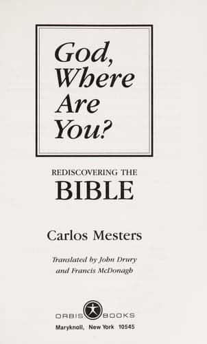 Cover image for God, where are you?