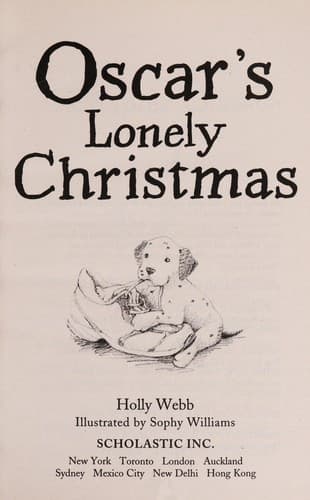 Cover image for Oscar's Lonely Christmas
