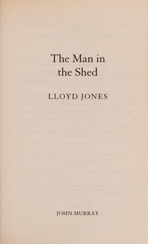 Cover image for The man in the shed