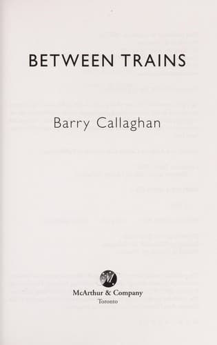Cover image for Between trains