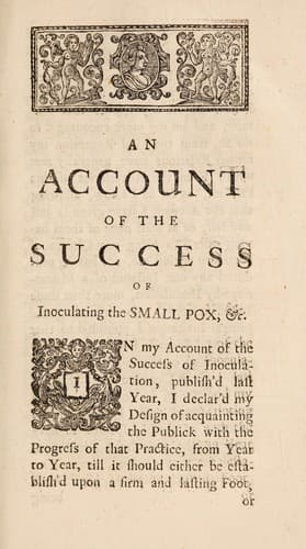 An account of the success of inoculating the small pox in Great Britain, for the year 1724