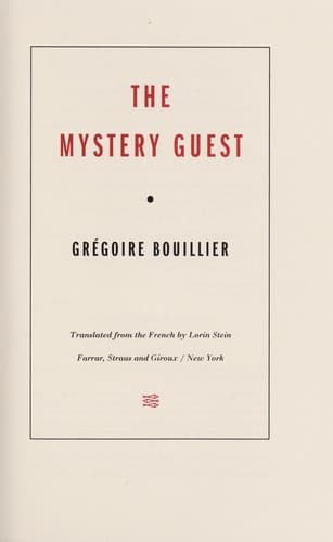 Cover image for The mystery guest