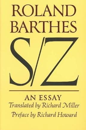 Cover image for S/Z