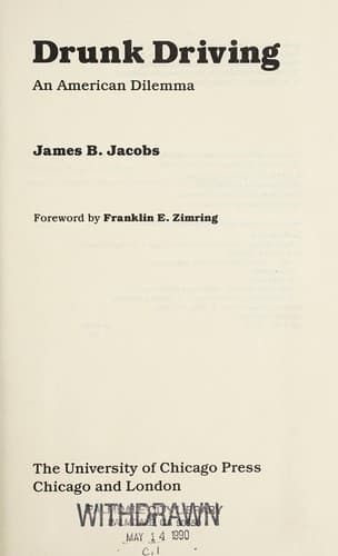 Cover image for Drunk driving