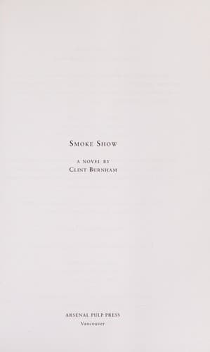 Cover image for Smoke show