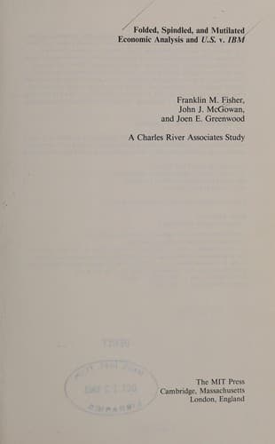 Cover image for Folded, spindled, and mutilated