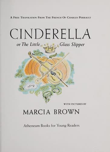 Cover image for Cinderella, or, The little glass slipper