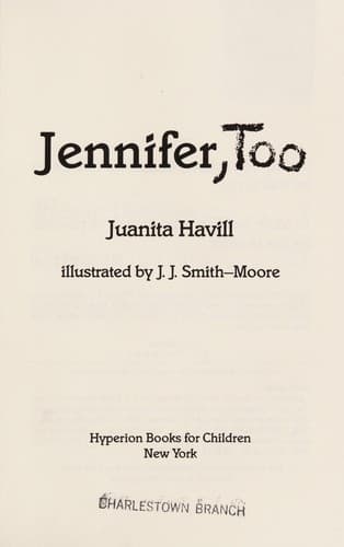 Cover image for Jennifer, too