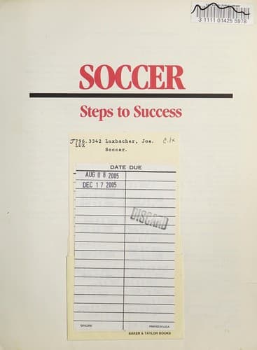 Cover image for Soccer