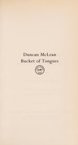 Cover image for Bucket of tongues
