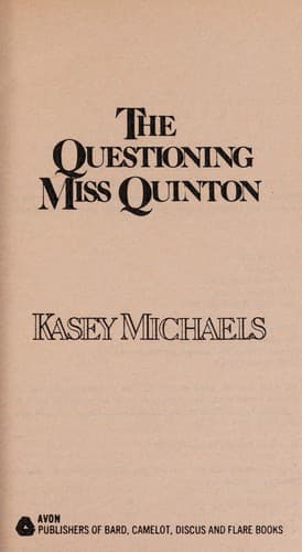 Cover image for The Questioning Miss Quinton