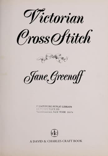 Cover image for Victorian cross stitch