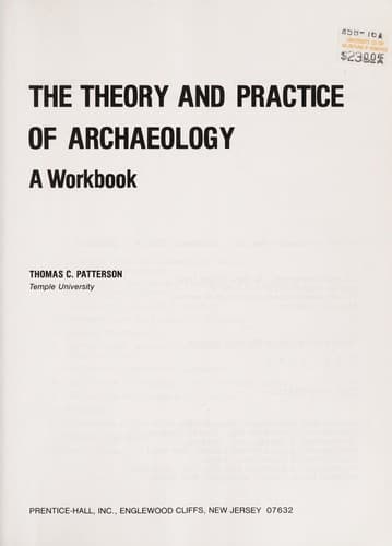 Cover image for Theory and Practice of Archaeology