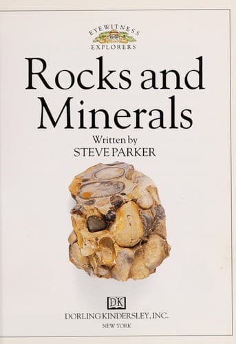 Cover image for Rocks and minerals
