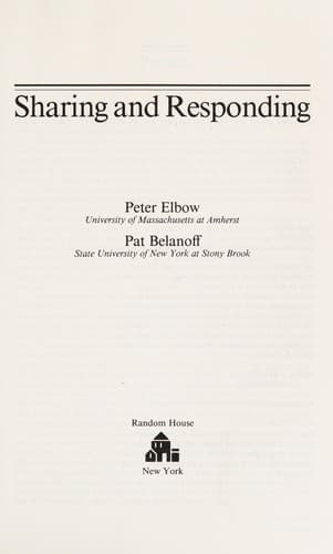 Cover image for Sharing and responding