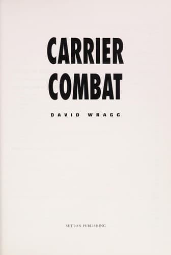 Cover image for Carrier combat.