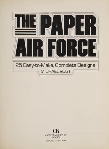Cover image for The paper air force