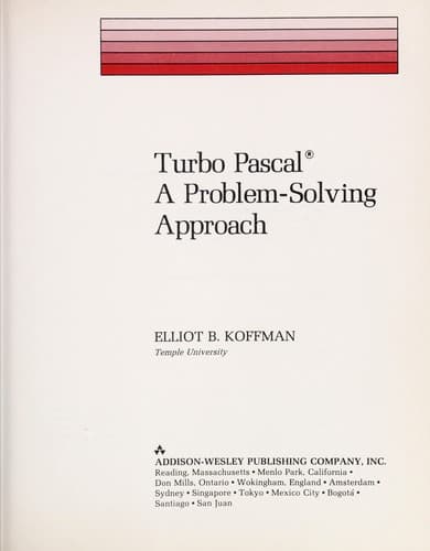 Cover image for Turbo Pascal