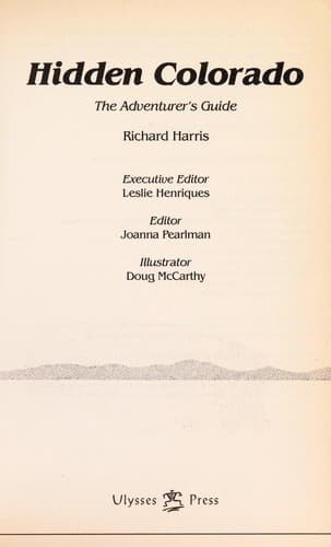 Cover image for Hidden Colorado