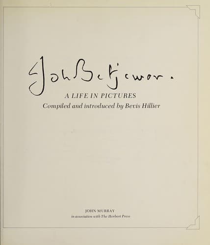 Cover image for John Betjeman
