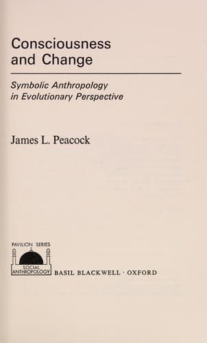 Cover image for Consciousness and change
