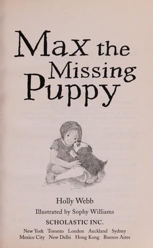 Cover image for Max the missing puppy
