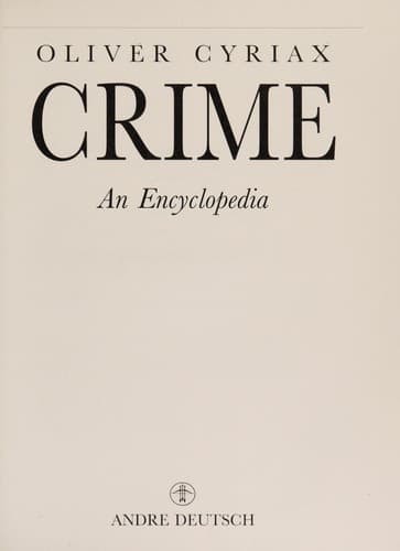 Cover image for Crime
