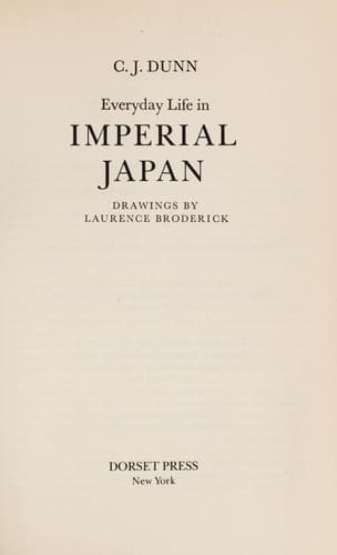 Cover image for Everyday life in imperial Japan